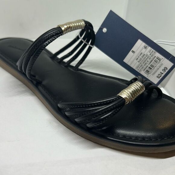 Universal Thread Women's Aura Two Band Slide Sandals Size 8 - Picture 4 of 5